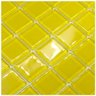 Pastilhas de Vidro Amarela Brilhante 30x30cm - 1