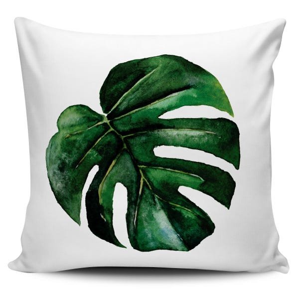 Kit 4 Almofadas decorativas Folhas e Folhagens 45x45cm - 2
