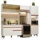 Ver imagem 3 de Armário de Cozinha Completa 250cm Branco Reims Madesa XA03