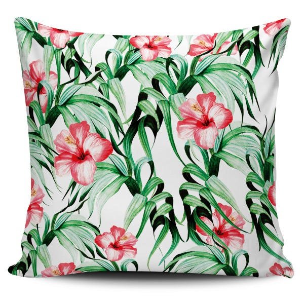 Kit 4 Capas Almofadas decorativas Folhagens Verde 45x45cm - 2