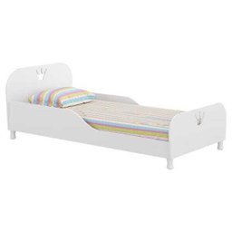 Cama Infantil com Colchão Incluso 100% MDF Realeza Multimóveis Branco Branco - 2