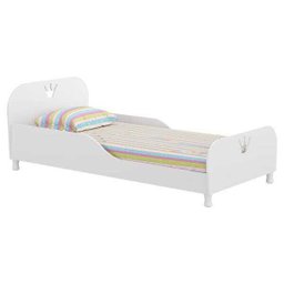 Cama Infantil com Colchão Incluso 100% MDF Realeza Multimóveis Branco Branco - 2 Cama Infantil com Colchão Incluso 100% MDF Realeza Multimóveis Branco Branco - 2