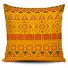 Kit 4 Capas Almofadas Etnicas Tons Laranja Vermelho 45x45cm - 4