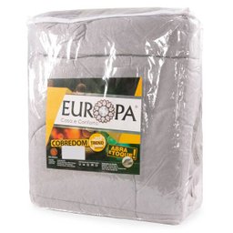 Edredom Casal Europa Dupla Face Plush/Malha Trend Alaska 220x240cm - 4