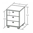 Ver imagem 4 de Kit Home Office Completo Escrivaninha Mesa Escritório em L Gold com Gaveteiro Preto/Freijó Artany
