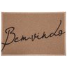 Capacho Bem Vindo Bege Kapazi 40x60cm - 1