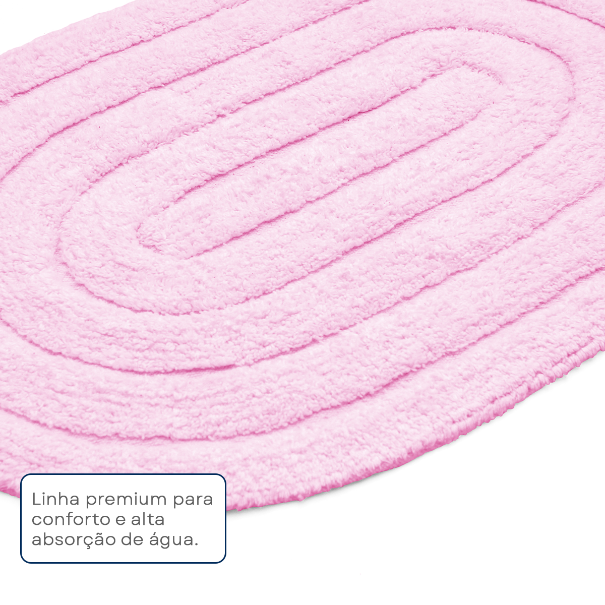 Tapete Oval Allegro Rosa Kapazi 40x60cm - 5