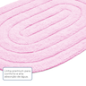 Tapete Oval Allegro Rosa Kapazi 40x60cm - 5