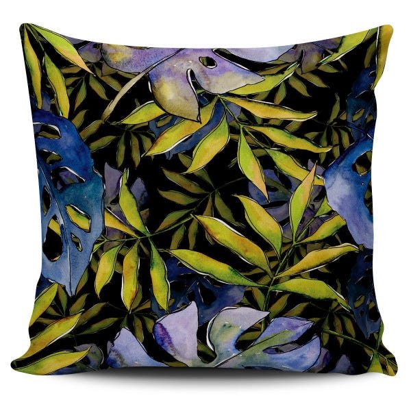 Kit 4 Almofadas decorativas Folhagens 45x45cm - 4