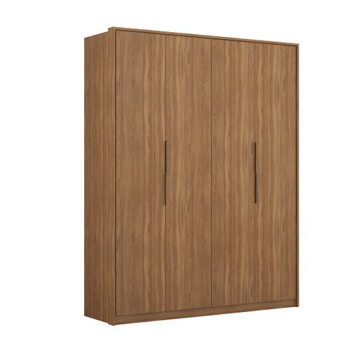 Guarda-Roupa Roupeiro de Casal Luna 4 Portas Amêndola