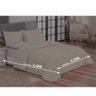 Cobre Leito Quality Dupla Face Queen 220x240 cm Bege Casa Dona - 4