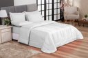Ver imagem 1 de Cobre Leito Quality Dupla Face Queen 240x210cm Branco Casa Dona