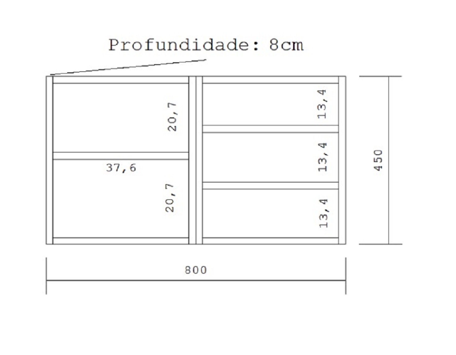 Armário De Banheiro Astral Com Porta Espelho E Prateleiras Preto Madeira - 6