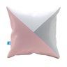 Almofada Abstrata 3 Triângulos Pelúcia 40x40 AAB0001 - 1
