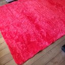 Ver imagem 2 de Tapete para Sala e Quarto Felpudo Cronos Casa Dona 200x300cm Vermelho