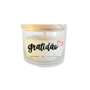 Ver imagem 2 de Vela Aromática Perfumada Gratidão Presente Criativo - 100g