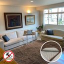 Ver imagem 2 de Tapete para Sala e Quarto Felpudo Cronos Casa Dona 200x300cm Caramelo