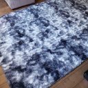 Ver imagem 2 de Tapete para Sala e Quarto Felpudo Cronos Casa Dona 150x200cm Cinza