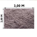 Ver imagem 2 de Tapete para Sala e Quarto Felpudo Cronos Casa Dona 200x300cm Cinza