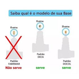 Acabamento Registro Abs Padrão Deca/docol C40 Branco Censi - 4