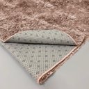 Ver imagem 1 de Tapete Felpudo Sala Quarto e Escritório Antiderrapante Fofo Casa Dona 100x150cm Bege