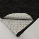 Ver imagem 1 de Tapete Felpudo Sala Quarto e Escritório Antiderrapante Fofo Casa Dona 200x300cm Preto