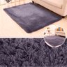 Tapete Felpudo Sala Quarto e Escritório Antiderrapante Fofo Casa Dona 150x200cm Cinza - 2