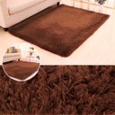 Ver imagem 2 de Tapete Felpudo Sala Quarto e Escritório Antiderrapante Fofo Casa Dona 200x250 Marrom