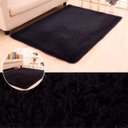 Ver imagem 2 de Tapete Felpudo Sala Quarto e Escritório Antiderrapante Fofo Casa Dona 150x200cm Preto