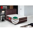 Ver imagem 3 de Colchão King Nipon Live de Magnético Infravermelho com Massagem Infinita e Cromoterapia:marrom