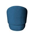 Ver imagem 3 de Kit 2 Poltronas Decorativa Beatriz Orgânica Bouclé Azul Marinho