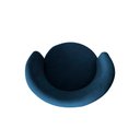 Ver imagem 5 de Kit 2 Poltronas Decorativa Beatriz Orgânica Bouclé Azul Marinho