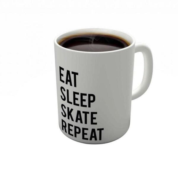 ¿¿¿Caneca Ceramica Frases Eat Skate - REF CCF024 - 1