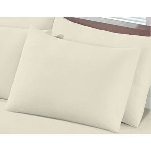 Fronha Avulsa Malha Penteada 100% Algodão Bouton Basic Perola