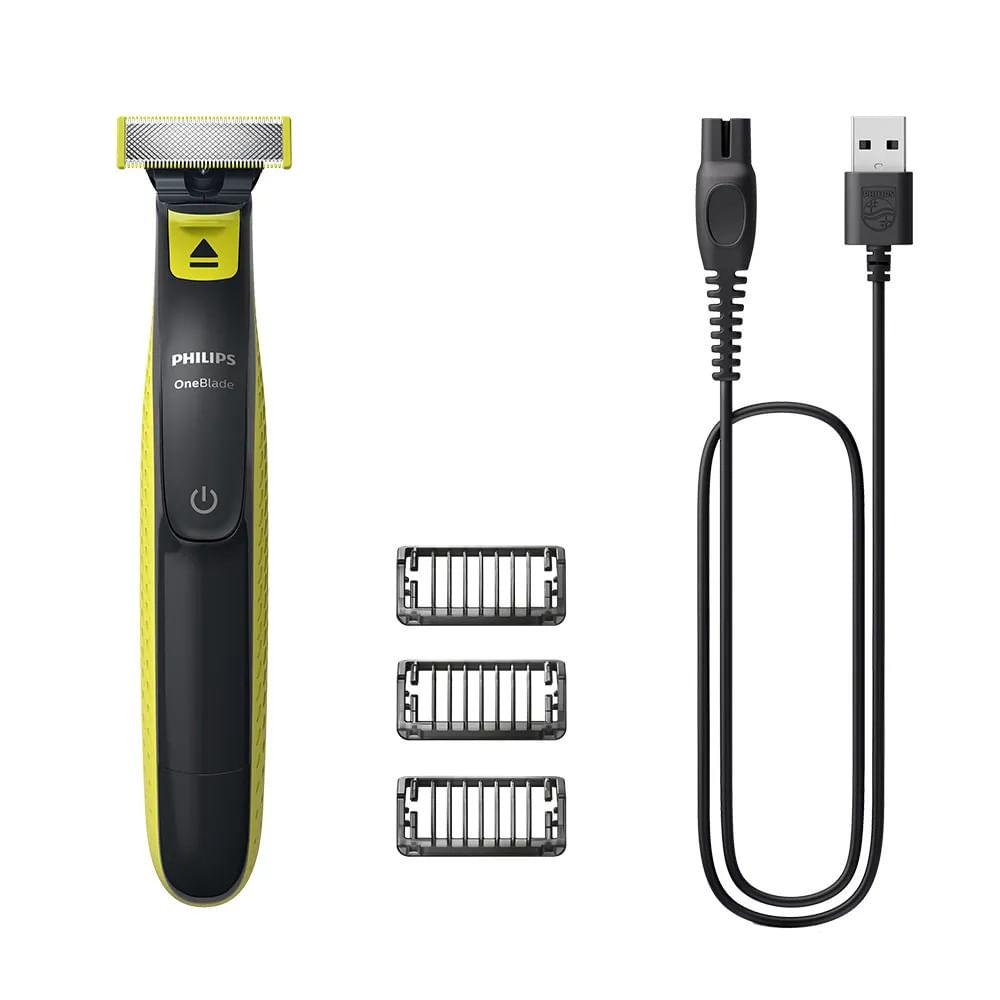 Aparador de Pelo Philips Oneblade À Prova D’água Verde Qp2724/10 - 2