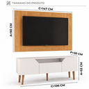 Ver imagem 5 de Painel com Rack Moderno 136cm TV até 55 " Byhouse