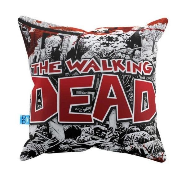 Capa de Almofada Divertida Walking Dead Pelúcia 40x40 CAD0007 - 1
