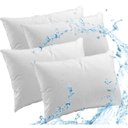 Ver imagem 4 de Capa Travesseiro Impermeável Hospitalar C/ Ziper 50x70branca