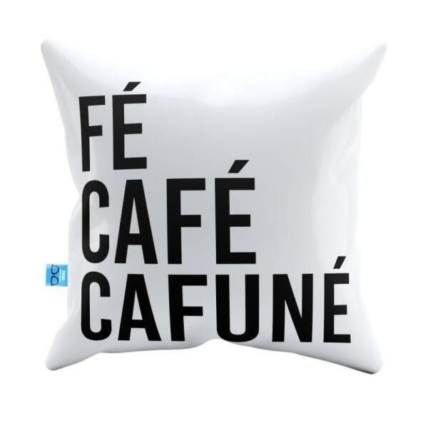 Capa de Almofada Frases Fé Pelúcia 40x40 CAFR0023 - 1
