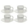 Jogo 4 Xícaras Cremona Coffee 130ml - Haüskraft - 1
