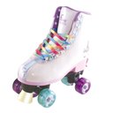 Ver imagem 2 de Patins 4 Rodas Ajustável Fenix Brinquedos RL-08 Com Luz 31-34 Branco