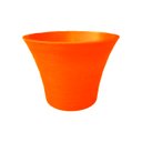 Ver imagem 2 de Kit 3 Vasos Planta Taça com Suporte Grid BGPLASTICOS V1930SK3 LARANJA SUNSET 010