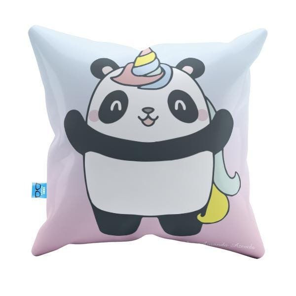 Almofada Decorativa AZ Panda Pelúcia 40x40 ADEAZ0002 - 1