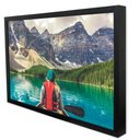 Ver imagem 2 de Quadro Decorativo Caixa a Canoa e As Montanhas Tacolado Moldura Caixa 3cm Freijó sem Vidro 40 X 60c