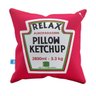 Almofada Divertida Ketchup Pelúcia 40x40 AD0001 - 1