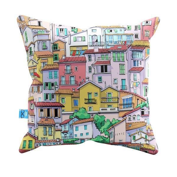 Almofada Decorativa Cidade Pelúcia 40x40 ADE0031 - 1