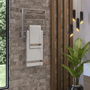 Porta Toalha Aquecido Thermo Spheric 220v - 53 X 58,5 X 8,5cm Inox - Aquece Metais