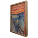 Ver imagem 1 de Quadro Decorativo o Grito de Edvard Munch em Moldura Caixa Tacolado Moldura Caixa 3cm Madeira com Vi