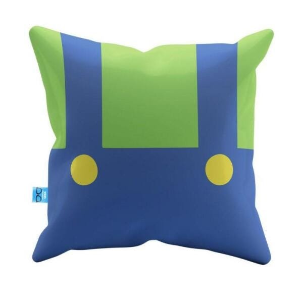 Almofada Decorativa Macacão Verde Pelúcia 40x40 AlmofadaGeek - 1