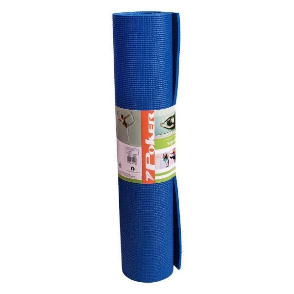 Tapete de Yoga e Pilates Conforto Extra Poker Kap 166 X 60 cm - Azul - 5